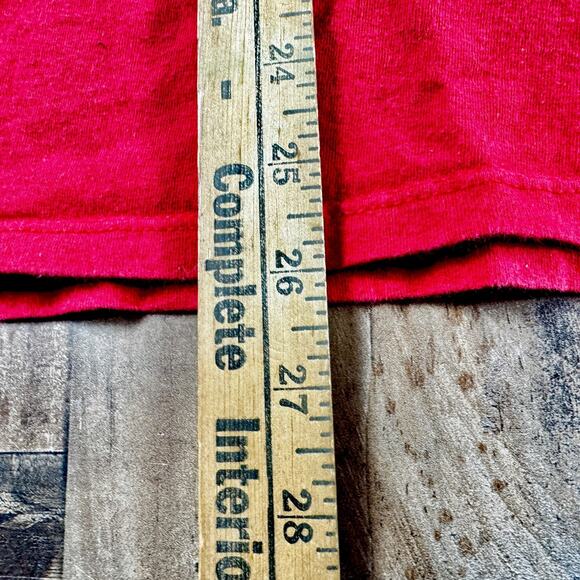 TRUKFIT Pink Floyd Parody T Shirt Womens 2XL Red with Dark Side Of Moon Rainbow - Picture 8 of 10